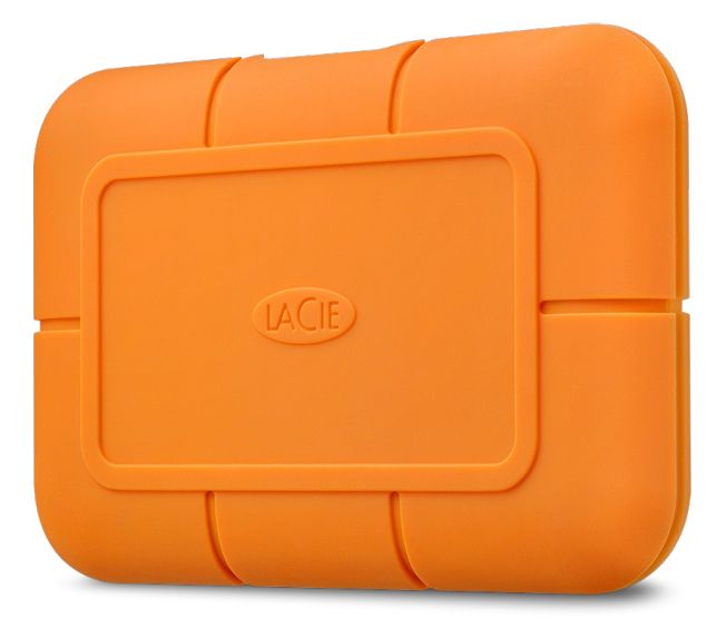 LaCie Rugged SSD - 500GB - USB-C - Oranje