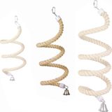Nobby Vogelspeeltouw Spiraal met bel - Sisal - 173 cm