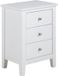 Giga Living Nachtkastje Koster - Wit Dicht - 45x34x62,8cm