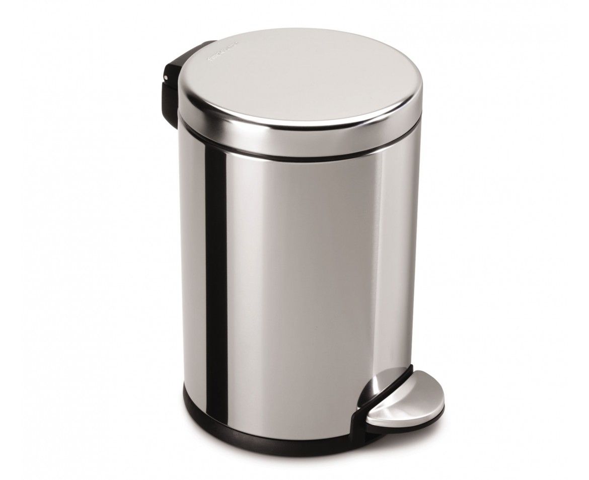 simplehuman CW1851CB Vuilnisbak Roestvrijstaal Rond 4,5 Liter