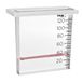 TFA Regenmeter/neerslagmeter - voor balkon - transparant - kunststof - 20.3 cm - buiten/tuin