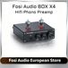 Fosi Audio Box X4 Hifi Phono Preamp voor draaitafel, grammofoon voorversterker met buizenversterker, stereo audioversterker