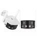 OBA-DL-T20 WLAN-camera voor buiten, dubbele lens, kijkhoek 180° 4K, nachtzicht in kleur, Starlight, bidirectionele audio