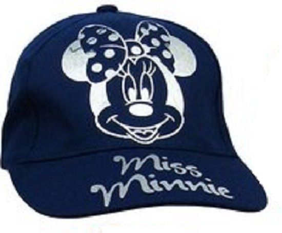 Baseball pet Miss Minnie - donkerblauw - maat 54