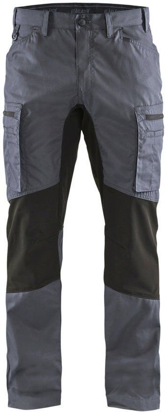 Blåkläder 1459-1845 Service werkbroek met stretch Grijs/Zwart maat 52