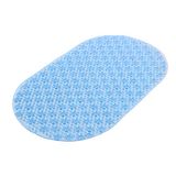 GEDY G-Solid antislip badkuip met zuignappen, afmetingen: 39 x 69 cm, badmat van kunsthars, blauw oppervlak, design R&S, 100% Made in Italy, machinewasbaar, 2 jaar garantie, uniek