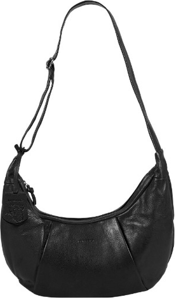 Burkely JUST JOLIE DAMES CROISSANT BAG - ZWART