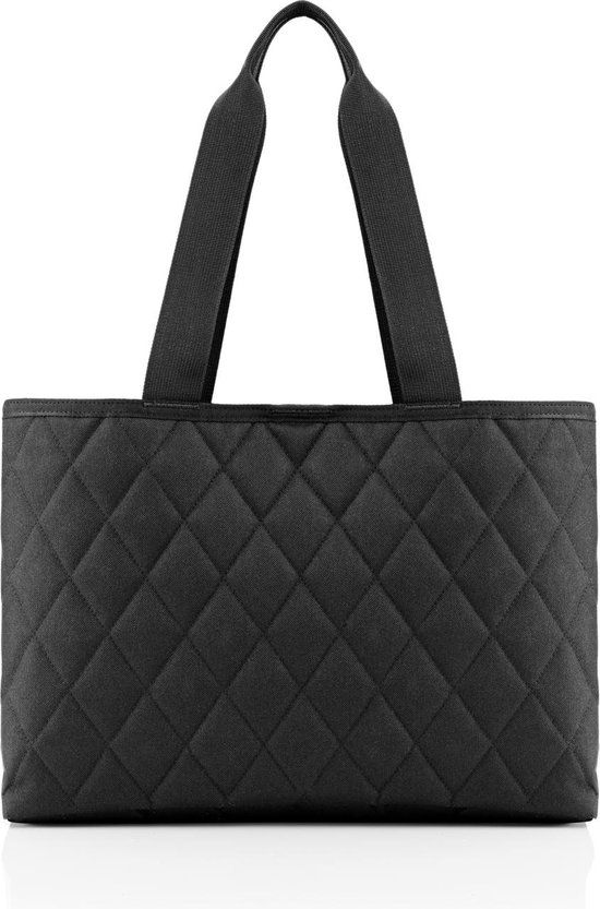 Reisenthel Classic Shopper L Schoudertas - Rhombus Black Zwart - 12L - Unisex