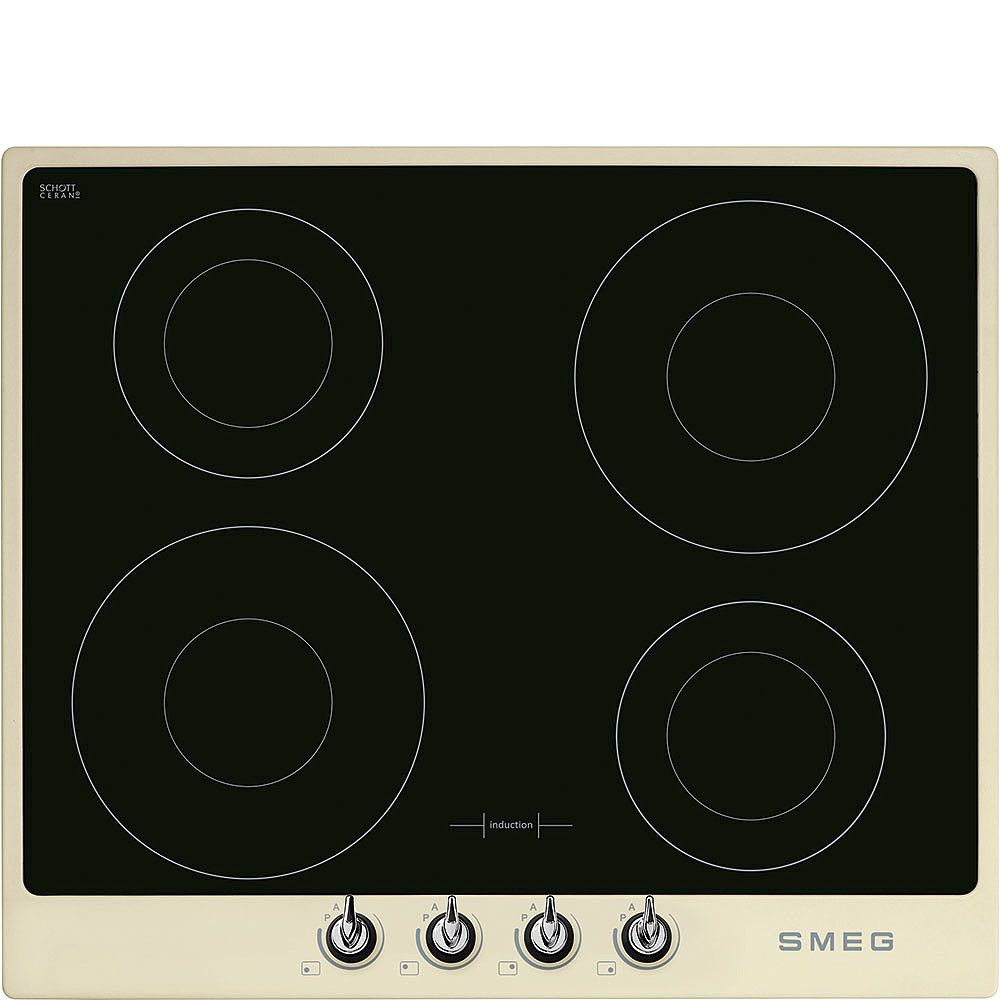 Smeg Victoria SI964PM - 60cm Cream Induction Cooktop - 4 Zones