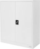 ML-design Afsluitbare archiefkast 90x40x109 cm wit staal
