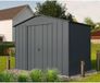Duramax Top Shed 8x6 Tuinschuur Antraciet Hout
