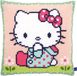 Vervaco Hello Kitty Op het grasveld Kruissteekkussen Kit