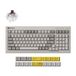Keychron R5-M3 QMK Wireless Mechanical Keyboard (Grey, US Layout (QWERTY), Super Brown, 96%, RGB, Cherry PBT, Hot Swap, 2.4 GHz / Bluetooth 5.3 / USB-C)