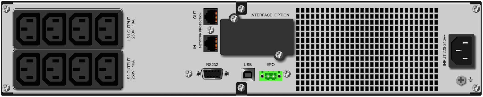 NEXT UPS Systems Mantis II 3000 RT2U NETPACK