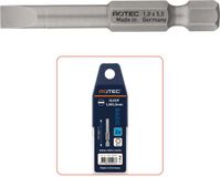 Rotec PRO Schroefbit SL 1,6x8,0, L=50, E6.3, BASIC (vpe 2)