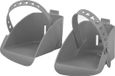 Polisport Koolah Maxi Voetenbakjes Set Zilver