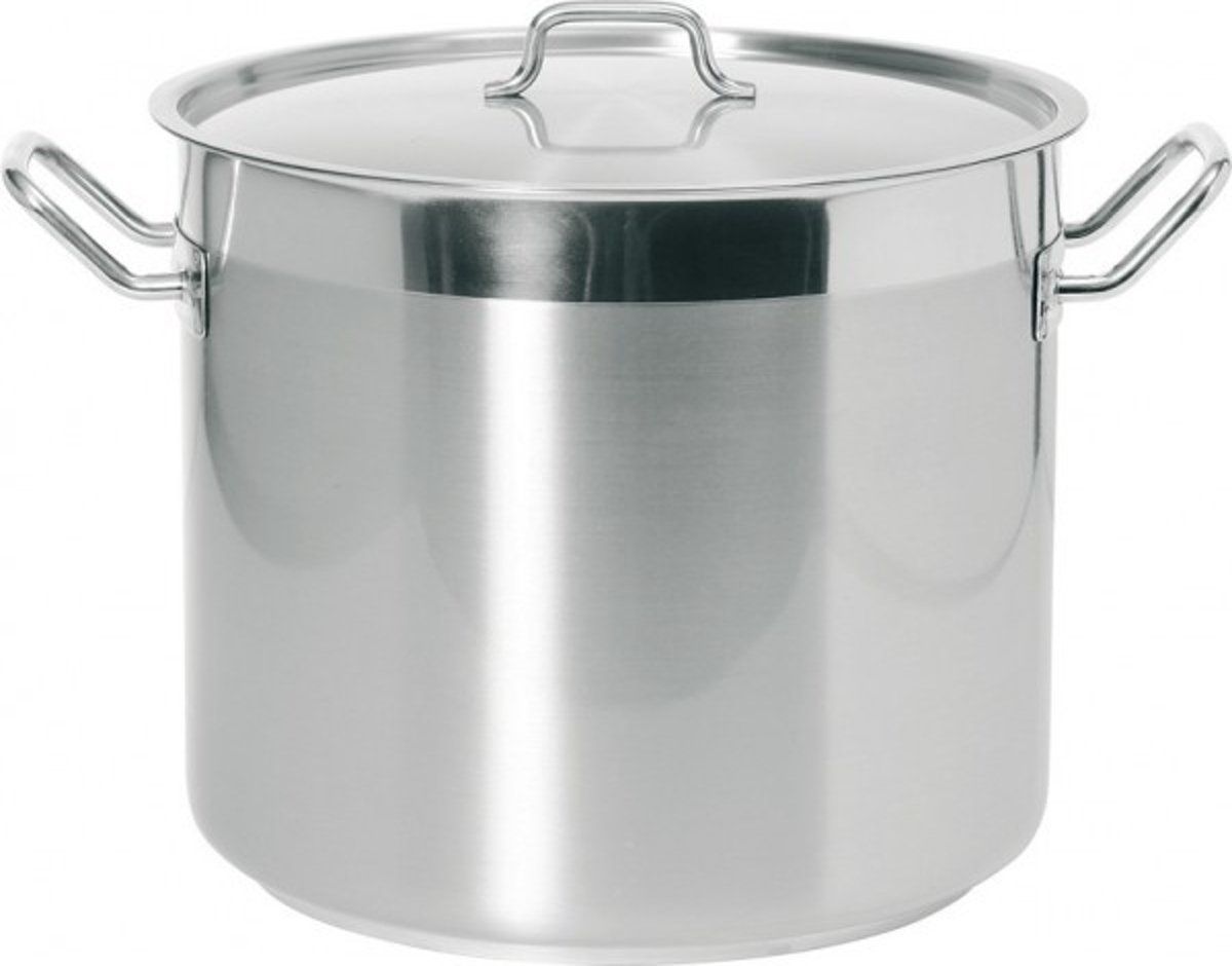 Hendi Kookpan hoog met deksel 50 liter