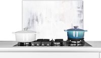 KitchenYeah Spatscherm keuken - Abstract - 70x50 cm - Aluminium