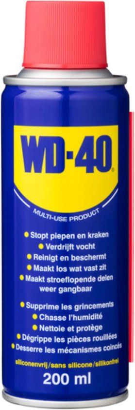 WD-40 Multi-Use Product Classic - 200ml - Multispray - Smeermiddel, Anti-Roest en Anti-Corrosie