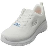 Skechers Dames Fashion Fit 2.0 Moonlight Glow Sneakers White Silver