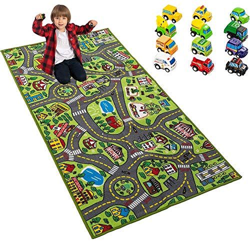 JOYIN Playmat City Life Tapijt Speelmat w/Cars Kids