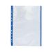 Grafoplas 5501130 brochurehoezen met kleurindicator, A4, blauw