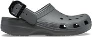 Crocs Classic Buckle Clog Instappers Senior donkergrijs