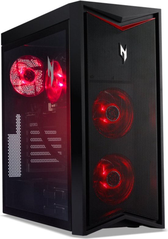 Acer Nitro N70-130 AR77N48GS Gaming PC - Ryzen 7 - RTX 4070 SUPER - 1 TB SSD - 32 GB RAM - Zwart