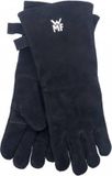 WMF BBQ grillhandschoenen 1 paar, leer, hittebestendige handschoenen, ovenwanten extra lang, praktische maat (10/XL)