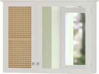 Vicco Rosario Badkamerspiegelkast – 68 x 49 cm met 2 deuren Wit