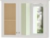 Vicco Rosario Badkamerspiegelkast – 68 x 49 cm met 2 deuren Wit
