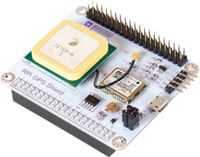 Whadda Exciting Electronics Whadda NEO-6M GPS-shield voor Raspberry Pi, u.fl-aansluiting, keramische antenne, 50-kanaals GPS-ontvanger