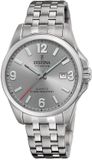Festina F20696/2 Heren Horloge - Mineraalglas - Titanium/Staal - Zilverkleurig - Ø 41 mm - Quartz - Vouw/Vlindersluiting - 10 ATM