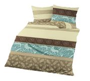 Bierbaum Beddengoed 4972, 135 x 200 + 80 cm, Café