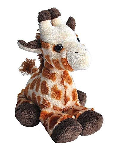 Wild Republic Giraffe Hug'ems - 18 cm - Knuffelspeelgoed - Bruin/Geel