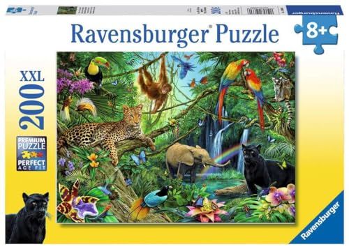 Ravensburger puzzel Dieren in de jungle - Legpuzzel - 200 stukjes