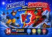 Skifahrer gegen Snowboarder - Das ultimative Winter-Duell für Zwei