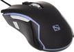 Sandberg Xterminator Gaming Mouse - 10000 DPI - Black/Green