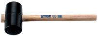 Promat Rubber hamer zwart 74 mm