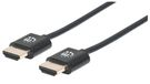 Manhattan 394406 HDMI kabel 0,5 m HDMI Type A (Standaard) Zwart