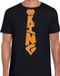 Bellatio Decorations Koningsdag t-shirt - king stropdas - heren - zwart XL