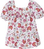 Vertbaudet Babyjurk met bloemen en ruches
