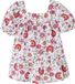 Vertbaudet Babyjurk met bloemen en ruches