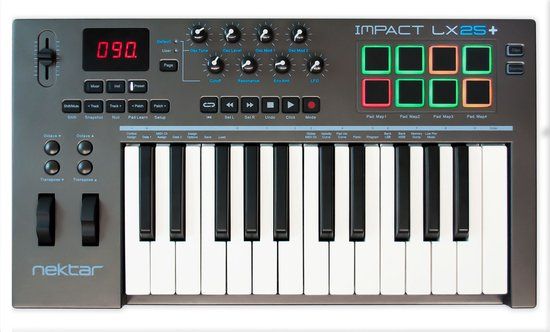 Nektar Impact LX25+ USB/MIDI-keyboard