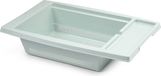 Plasticforte Keuken gootsteen vergiet - kunststof - afdruiprek - 43 x 27 x 10 cm - mintgroen