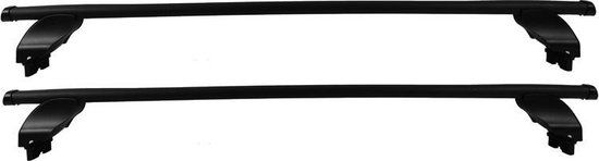 Twinny Load Dakdragerset Twinny Staal S47 Mercedes A-Klasse W176/B-Klasse W246/CLA 2012- - Zwart - 132 cm