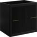 3E 3xE living.com 3xE living Badkamerkast, zwart, 60 x 44,5 x 60,7 cm, zonder wastafelblad