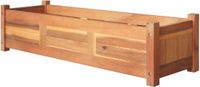 vidaXL - Plantenbak - verhoogd - 100x30x25 cm - acaciahout