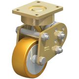 Blickle LPFE-ALTH 101K-FA Geveerd zwenkwiel Wieldiameter: 100 mm Draagvermogen (max.): 350 kg 1 stuk(s)