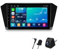 Awesafe VW Passat B8 Autoradio met draadloze CarPlay, Android Auto, DSP, achteruitrijcamera en microfoon, 10-inch Linux-systeem